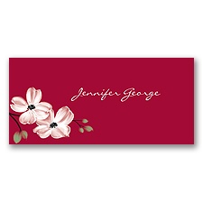 Dogwood Blossoms - Apple - Place Card