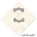 Luncheon Ecru Napkin - Baroque Border