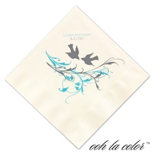 Luncheon Ecru Napkin - Soaring Birds
