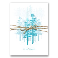 Hidden Forest - Malibu - Invitation with Overlay
