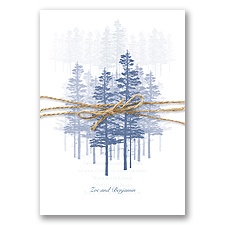 Hidden Forest - Marine - Invitation with Overlay
