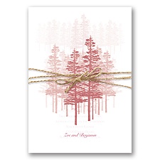 Hidden Forest - Apple - Invitation with Overlay