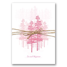 Hidden Forest - Watermelon - Invitation with Overlay