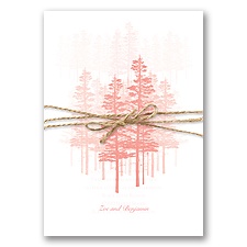 Hidden Forest - Guava - Invitation with Overlay