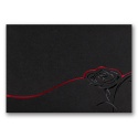 Twilight Black and Red Rose - Invitation