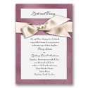 Treasured Gems - Amethyst & Bright White Invitation