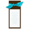Wrapped in Love - Brown Wrap & Bright White Invitation