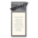 Wrapped in Love - Dark Grey Wrap & Antique White Invitation