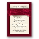 Estate - Apple with Antique White Insert - Invitation