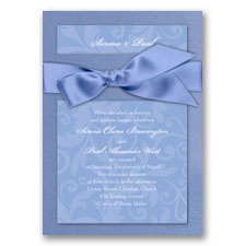 Treasured Jewels Pattern - Vista & Bluebird Invitation