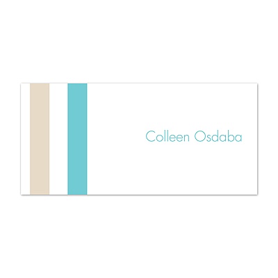 Sassy Stripes - Place Card