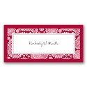 Perfect Paisley Duet - Apple- Place Card