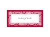 Perfect Paisley Duet - Apple- Place Card
