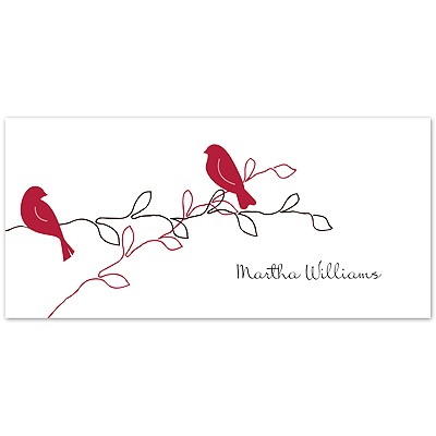 Love Birds - Apple - Place Card