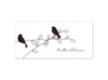 Love Birds - Chocolate - Place Card