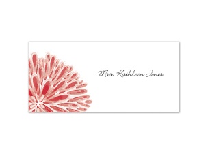 Burst of Color - Guava - Place Card