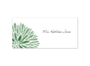 Burst of Color - Clover - Place Card