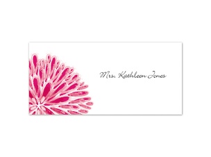 Burst of Color - Watermelon - Place Card
