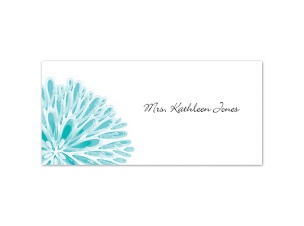 Burst of Color - Pool - Place Card