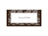 Perfect Paisley - Chocolate - Place Card
