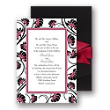 Floral Border with Wrap - Apple Invitation
