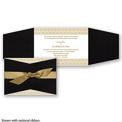 Layers of Color - Golden - Invitation