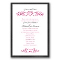 Imperial Filigree Heart - Onyx Invitation