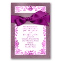 Treasured Jewels Washed Filigree - Amethyst Invitation