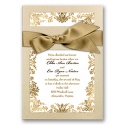 Treasured Jewels Washed Filigree - Champagne Invitation