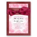 Treasured Jewels Vintage Roses - Garnet Invitation