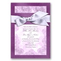 Treasured Jewels Vintage Roses - Violet Invitation