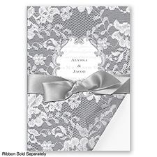Lace Wrap - Mercury - Invitation