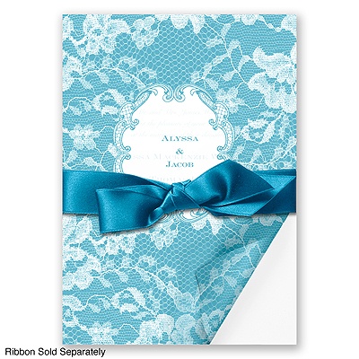 Lace Wrap - Malibu - Invitation