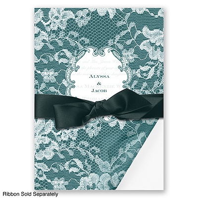 Lace Wrap - Gem - Invitation