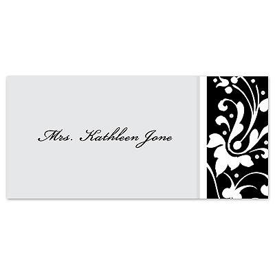 Forever Color - Black - Place Card