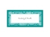 Perfect Paisley Duet - Jade - Place Card