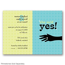 Say Yes - Pool - Engagement Party Invitation