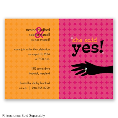 Wedding Party Invitations on Engagement Party Invitation   Invitations By David S Bridal