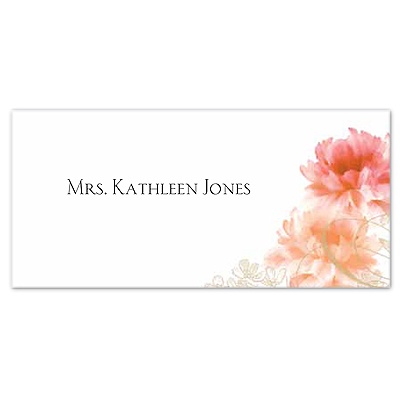 Beloved - Tangerine - Place Card