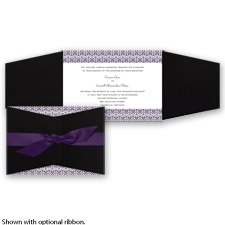 Layers of Color - Plum -Invitation