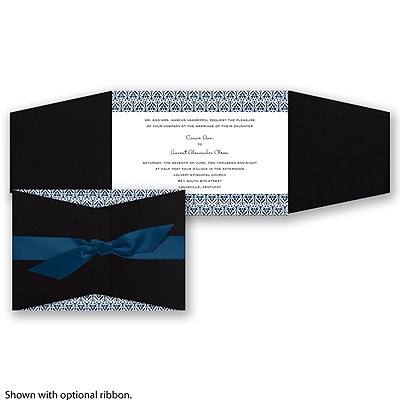 Layers of Color - Peacock -Invitation