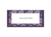 Perfect Paisley - Plum - Place Card