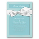 Treasured Jewels Solid - Blue Topaz & Bright White Invitation