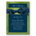 Treasured Jewels Solid - Green Topaz & Bright White Invitation
