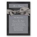 Treasured Jewels Solid - Onyx & Bright White Invitation