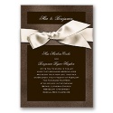 Treasured Jewels Solid - Tiger's Eye & Bright White Invitation