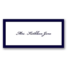 Colored Border - Place Card