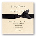 Together Knot - Antique White Card Invitation