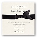 Together Knot - Bright White Card Invitation
