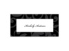Treasured Jewels Pattern - Black - Place Card